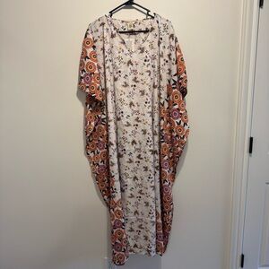 Gypsie Blu Floral Maxi Dress NWT